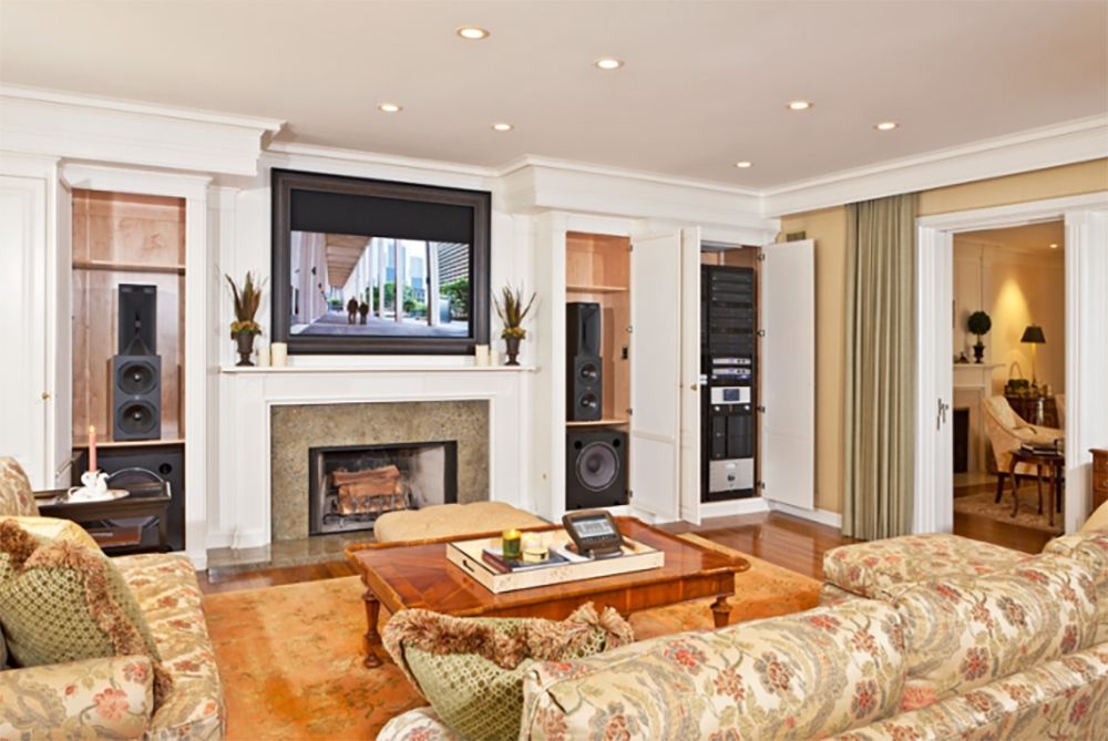 最绝妙的客厅定制安装影院,顶级的视听音效