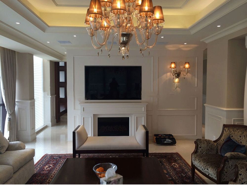 独墅苑某别墅客厅影院和视听室案例