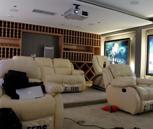 苏州古城平门府别墅7.2系统的独立影院